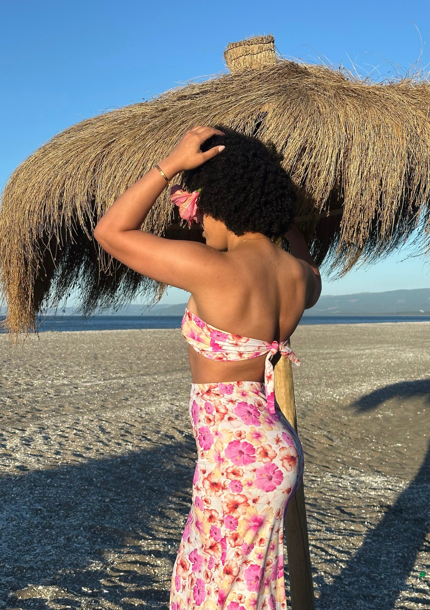 Top Strapless Hibiscus