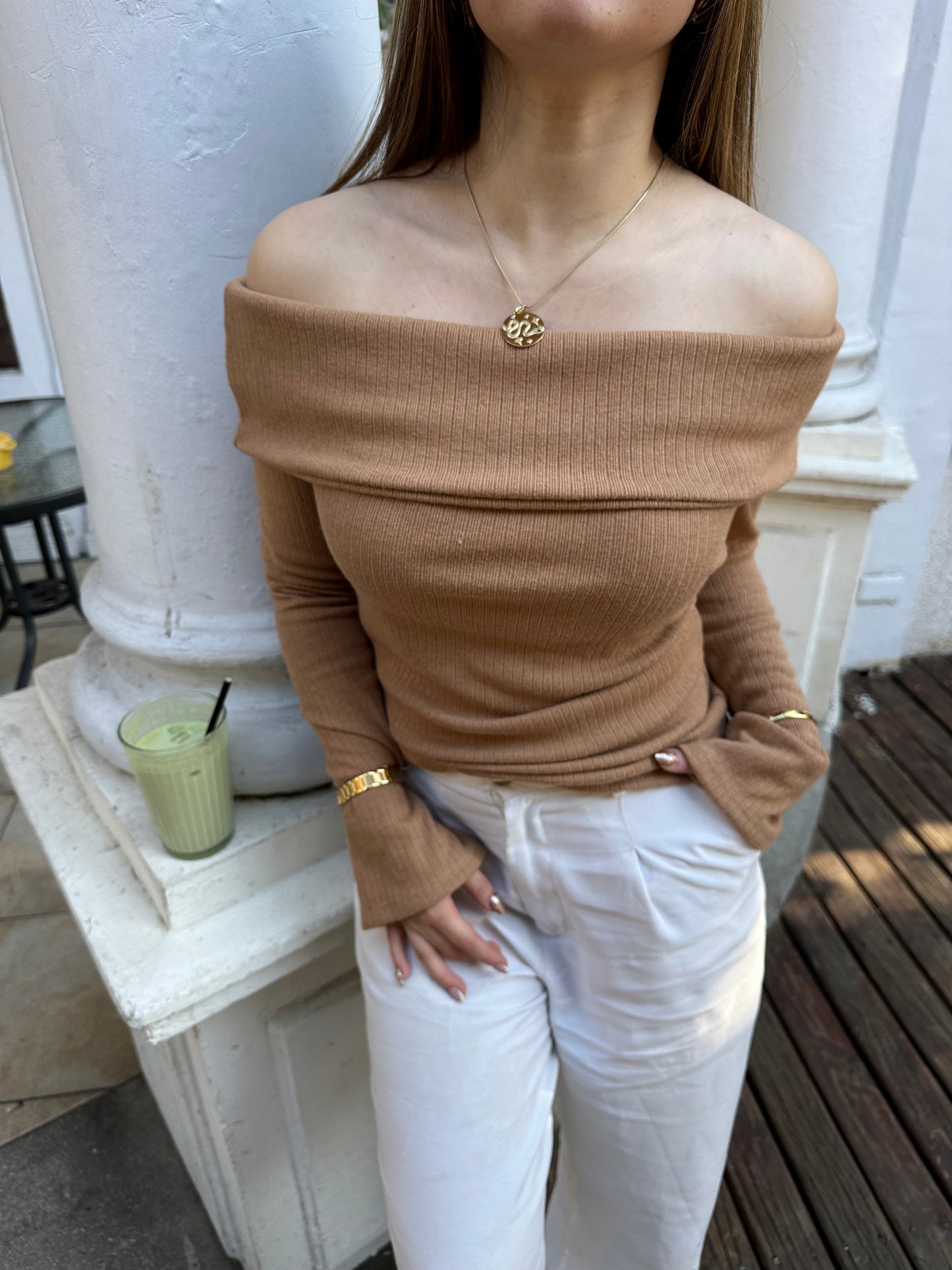 Suéter Lanilla Camel