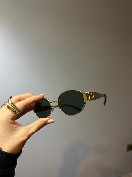 Lentes Retro Gold