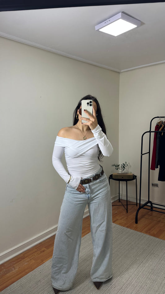 Top Cruzado Blanco